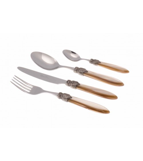 Set 4pcs Table Place Colored Mother of Pearl Cutlery Rivadossi - Laura -  - 