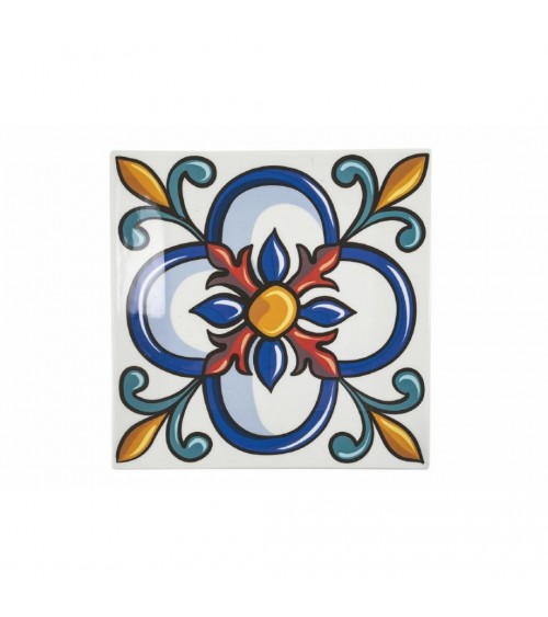 Modernes farbiges Tellerservice 18-tlg. aus Porzellan und Steinzeug, Espana – Mehrfarbig - 