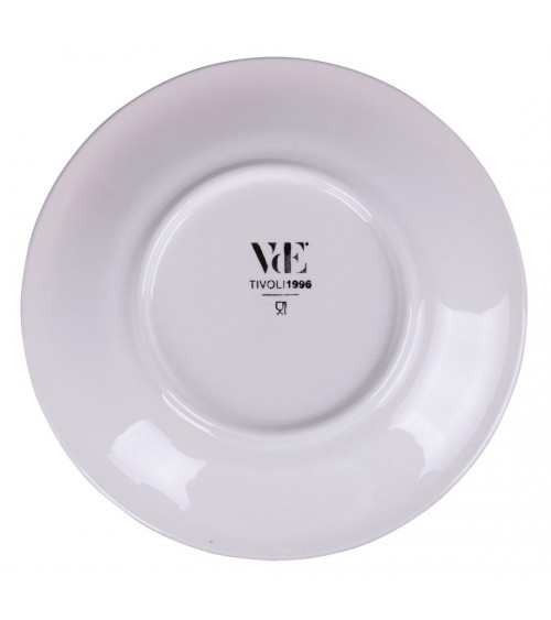 Modern Colored Plate Service 18 pcs in porcelain, Green Style - Multicolor -  - 
