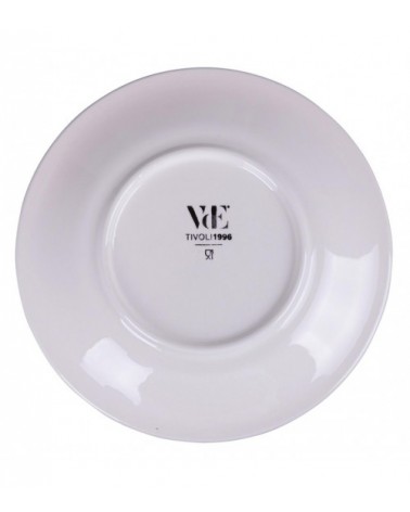 Modern Colored Plate Service 18 pcs in porcelain, Green Style - Multicolor -  - 