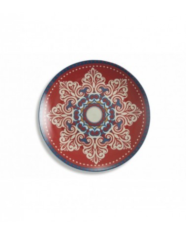 Servizio PIatti Colorati Moderni 18 pz in porcellana,  Shiraz - Multicolor - 