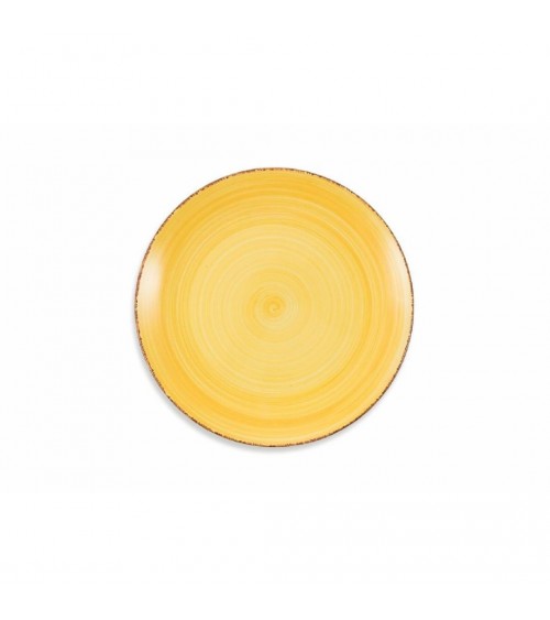 Modernes farbiges Tellerservice 12-tlg. aus Steinzeug, 4 verschiedene Tischgedecke, Baita Sunset – Mehrfarbig - 
