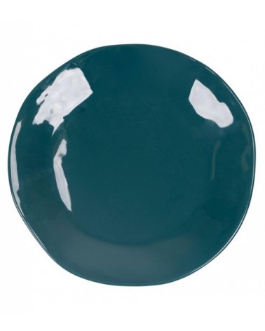 6pz Set Plash Color Shock in ceramic, irregular design design Ø 28.5 cm, Ottanio Color - Ottanio -  - 