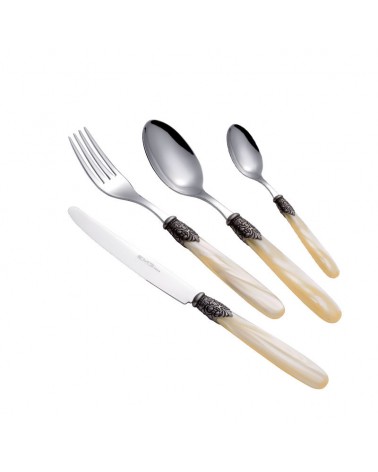 Eme Posaterie - Service Géorgian 49 Couverts Colorés en Coffret - 