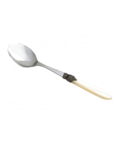 Large Serving Spoon - Laura - Mother of Pearl Handle - Rivadossi Sandro -  - 