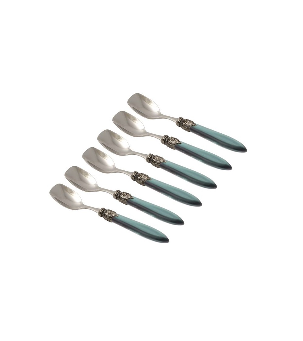 Set 6 Eislöffel - Laura - Pearly Handle - Rivadossi Sandro - 