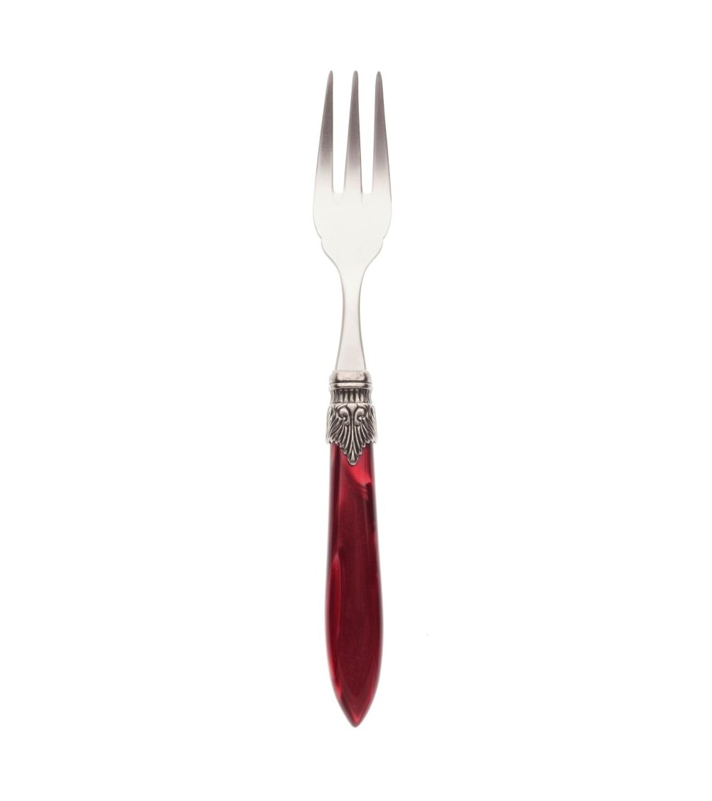 Set mit 6 Fischgabeln – Laura – Perlmuttgriff – Rivadossi Sandro - 