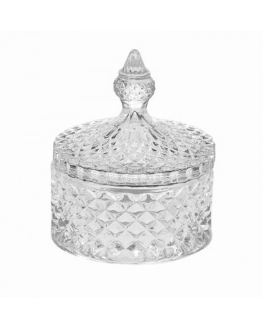 Favor Bohemia Glass Box with Lid H 12.50 -  - 
