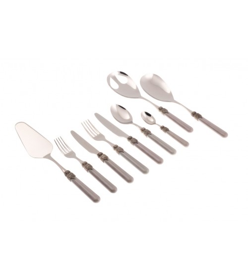 Rivadossi Farbiges Besteckset 75-teilig - Vintage - 