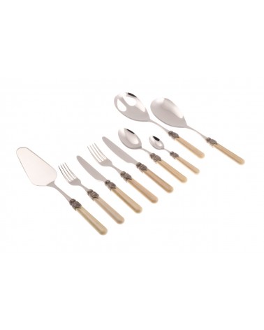 Rivadossi Farbiges Besteckset 75-teilig - Vintage - 