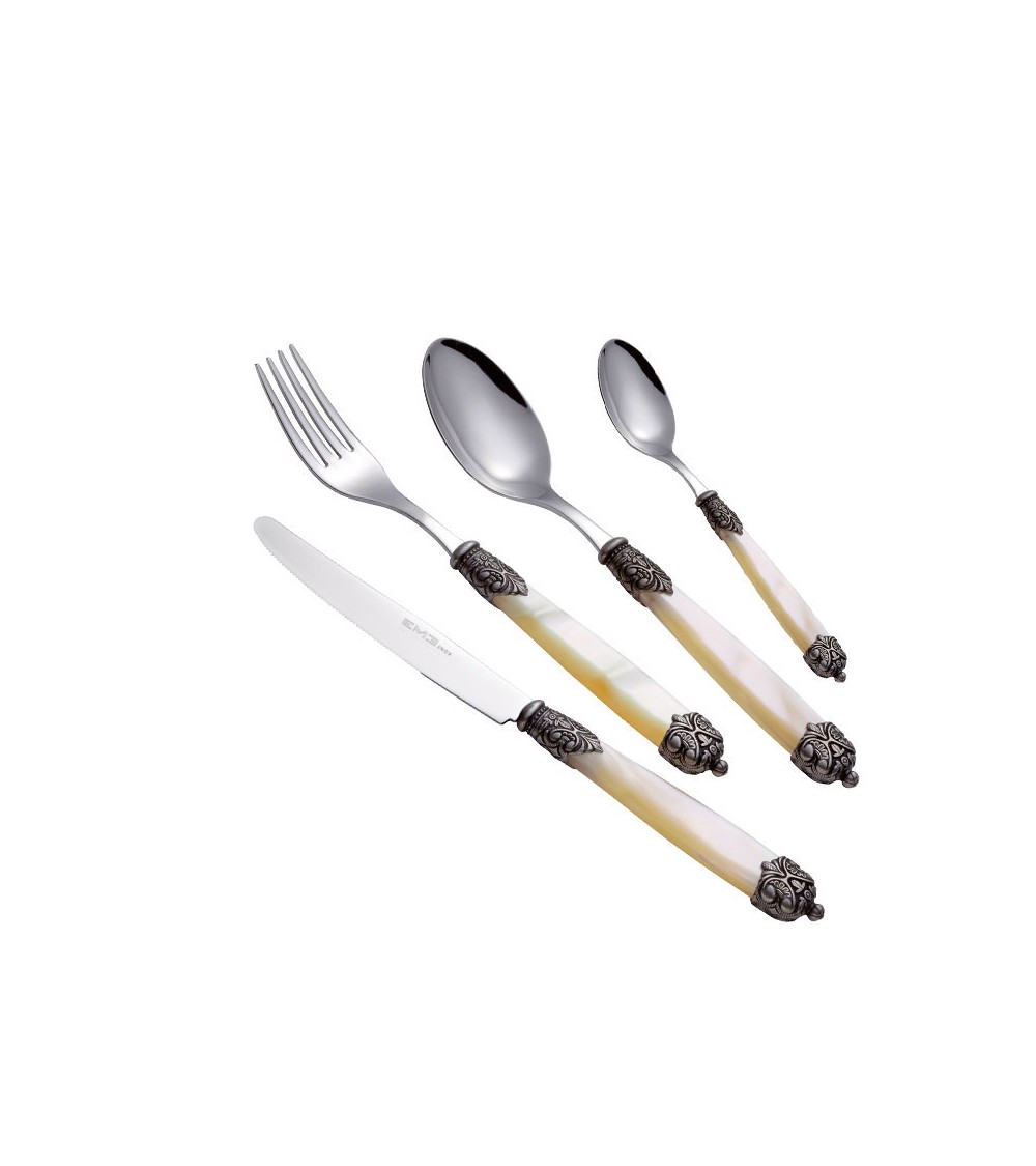 Eme Posaterie - Mirage Set 24-teiliges farbiges Besteck in Vitrinenverpackung - 