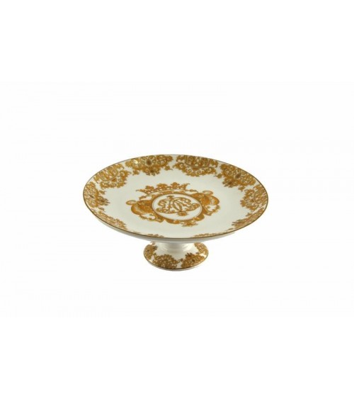 Mini Cake Stand in Gold Edge Porcelain - Blanche Royal -  - 