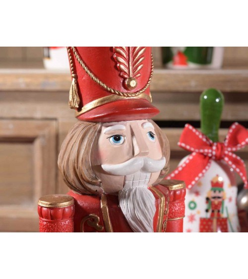 Nutcracker Soldier in Decorated Resin -  - 