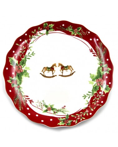 Service of Christmas dishes in Porcelain 18pz - Christmas Dream -