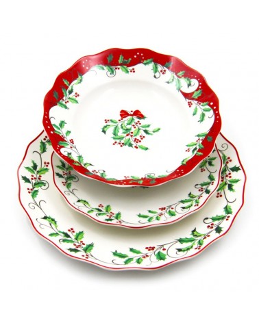 18-teiliges Porzellangeschirr "Christmas" - Royal Family - 