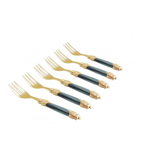 Luxusbesteck Sweet Arianna Gold Forks - Rivadossi Sandro - 