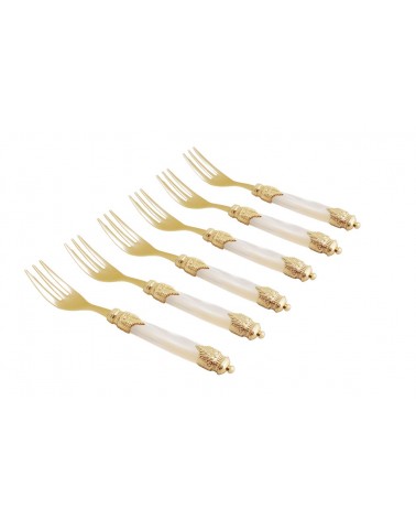 Luxusbesteck Sweet Arianna Gold Forks - Rivadossi Sandro - 