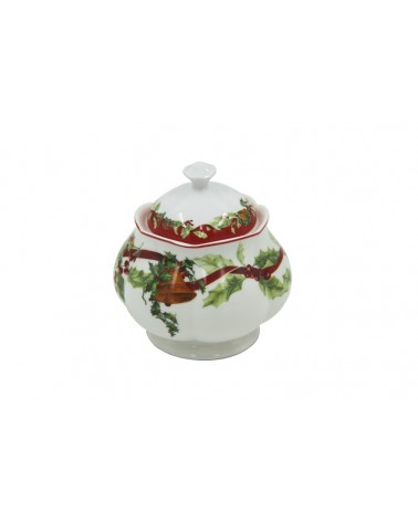 Weihnachtszuckerdose aus Keramik "Christmas Carol " - Royal Family - 