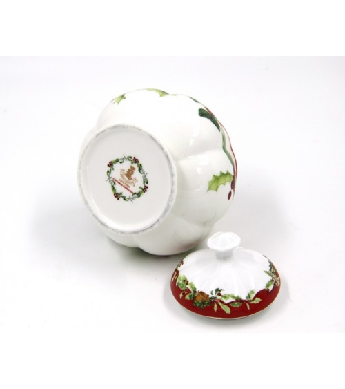 Weihnachtszuckerdose aus Keramik "Christmas Carol " - Royal Family - 
