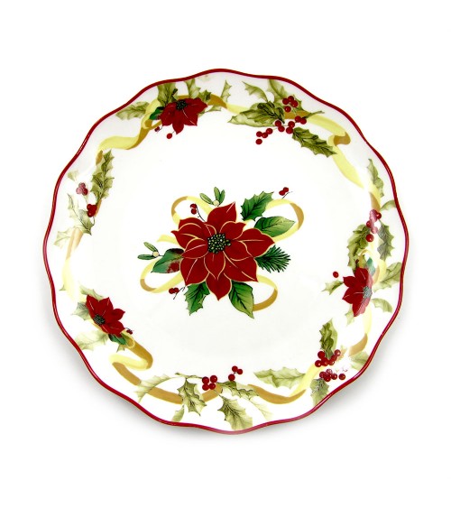 Service de table de Noël en porcelaine "Christmas Star" 18 pièces - Royal Family - 
