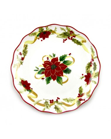 Christmas Dinner Set in Porcelain "Christmas Star" 18 Pieces - Royal Family -  - 