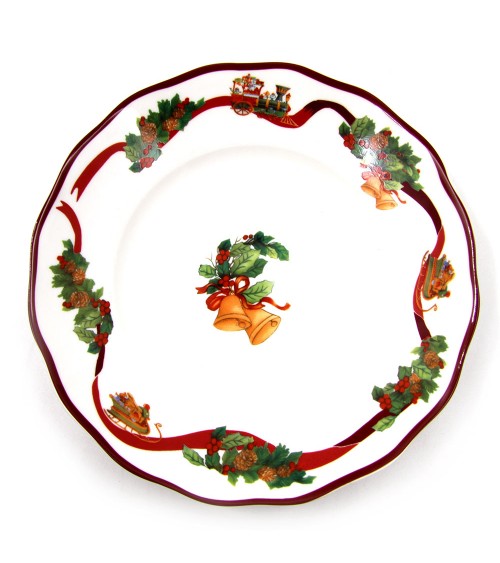 "Christmas Wishes" Service de table de Noël en porcelaine 18 pièces - Royal Family - 