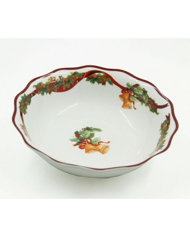 Salad Bowl de Noël en céramique"Christmas Wishes" - Royal Family - 