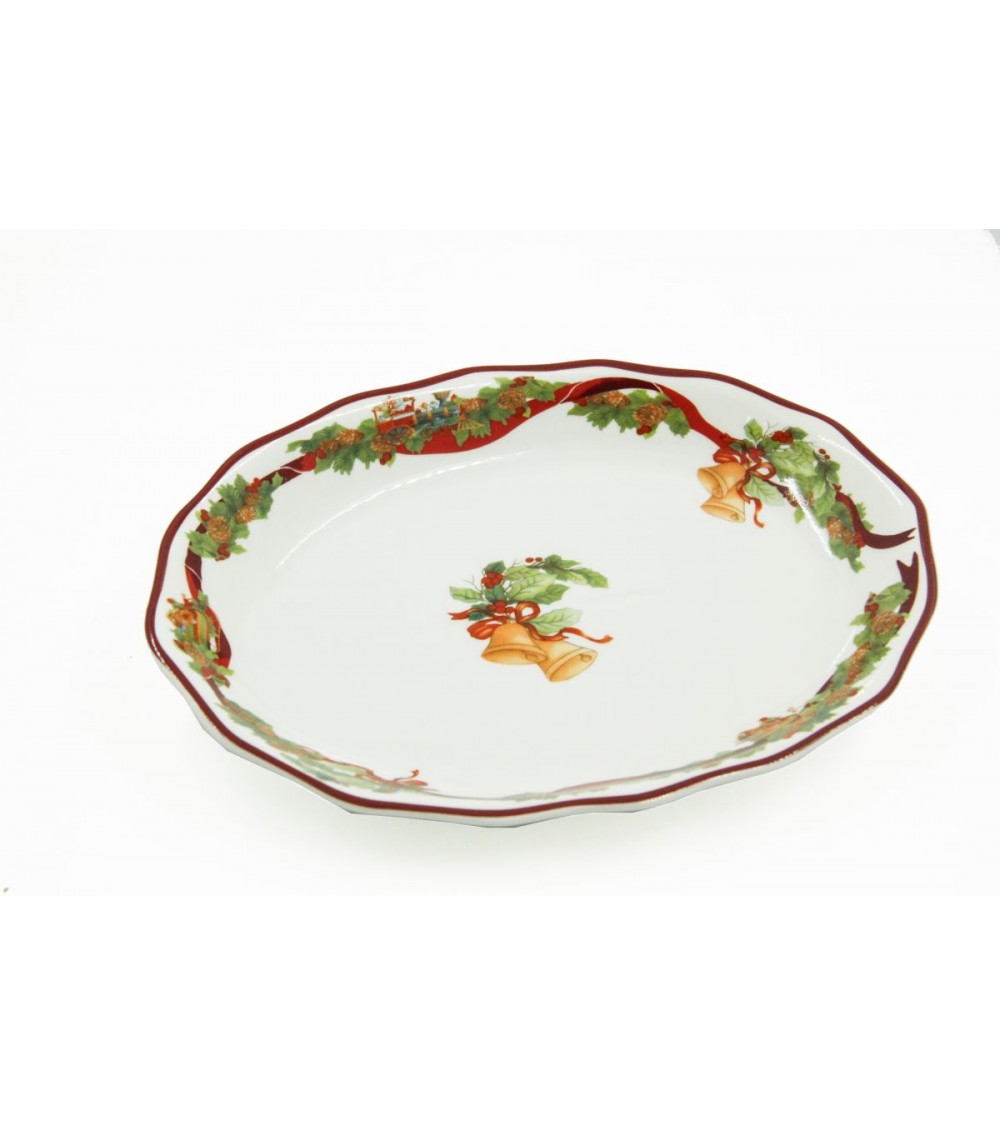 Ovale Servierplatte aus Keramik "Christmas Wishes" - Royal Family - 