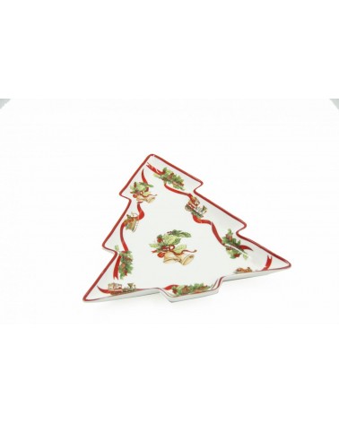 "Christmas Wishes" Ceramic Tree Baking Dish - Royal Family -  - 
