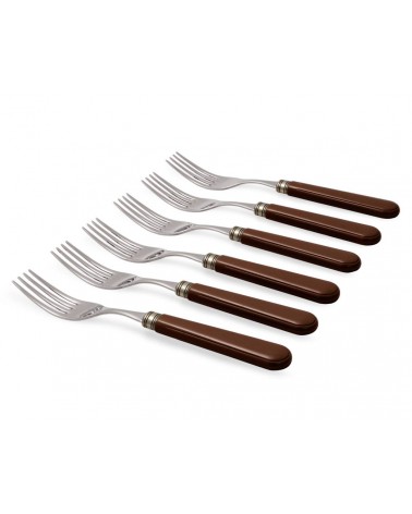 Set 6-teilig Mistral Tafelgabel - Modernes Besteck - Rivadossi Sandro - 