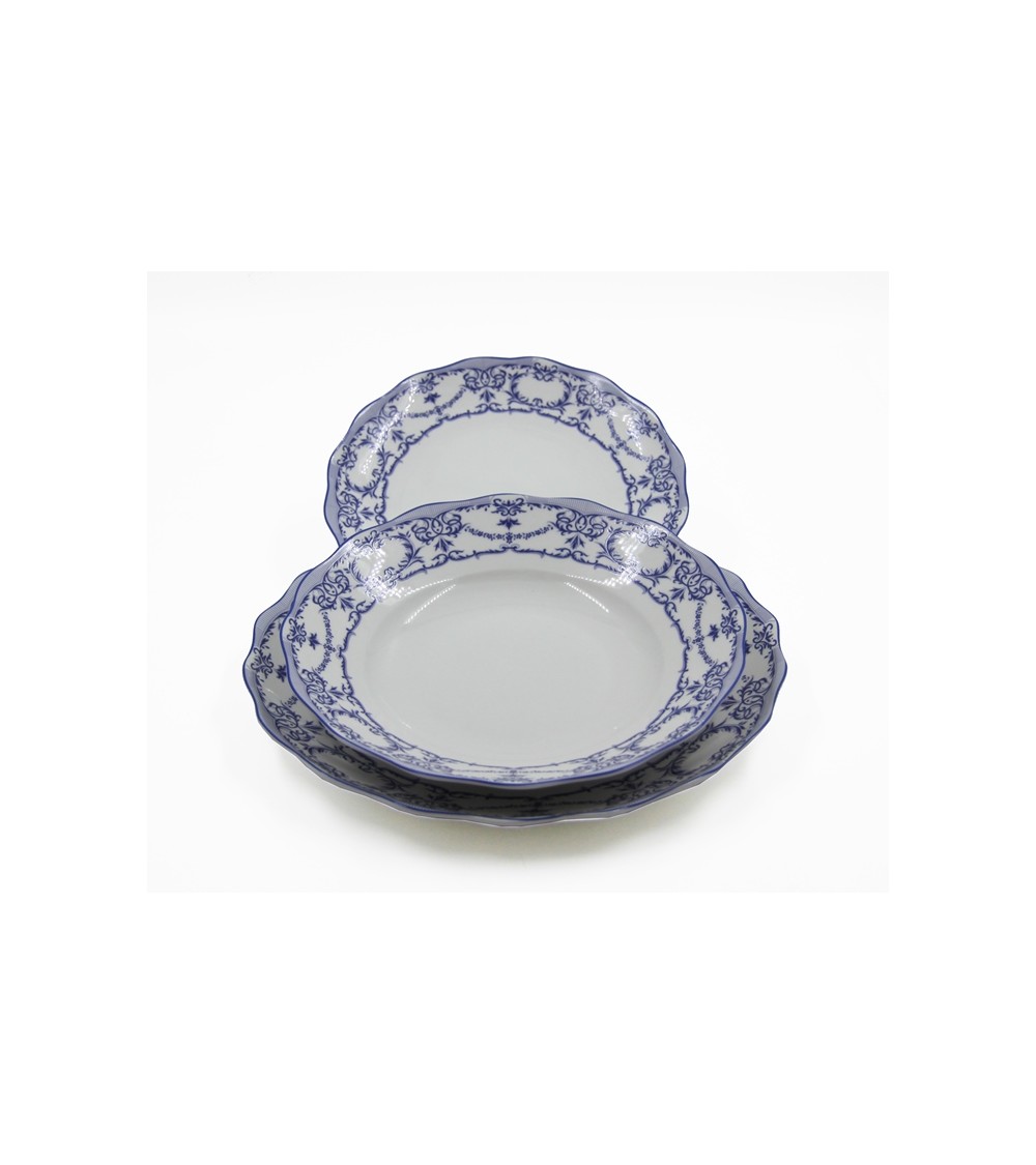 Service de vaisselle en porcelaine 18 pièces "New Provenza" - Royal Family - 