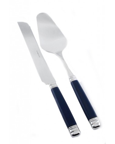 Posate Colorate Moderne Rivadossi - Rossini set 2pz Coltello e Pala Dolce - 