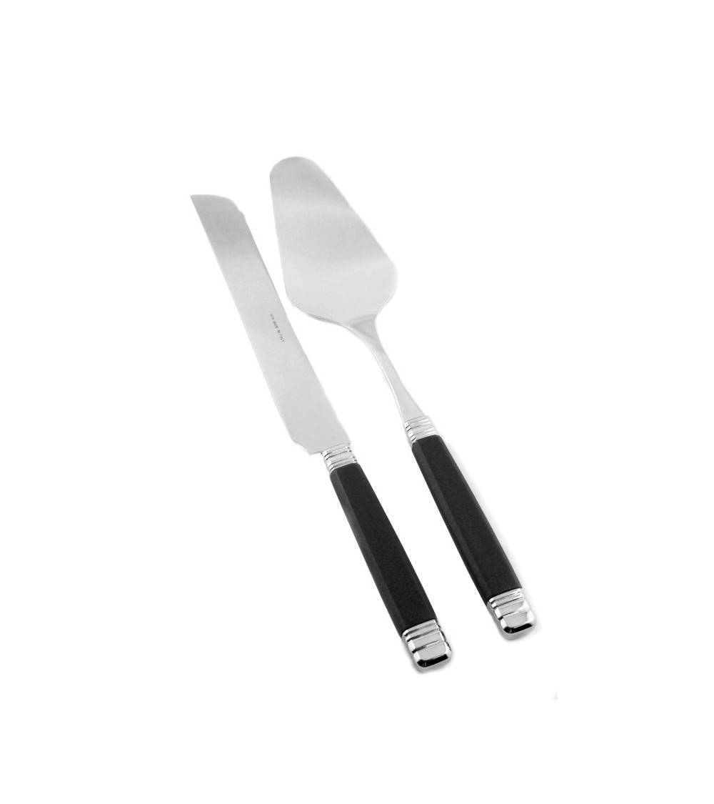 Posate Colorate Moderne Rivadossi - Rossini set 2pz Coltello e Pala Dolce - 