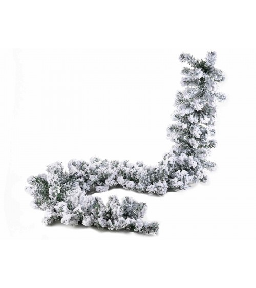 Extra Snow Covered Artificial Garland to Hang -  - 