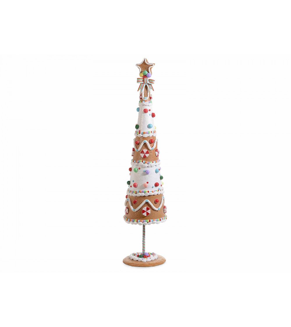 Christmas Tree in Colored Resin with Sugar Glaze Decorations -  - 