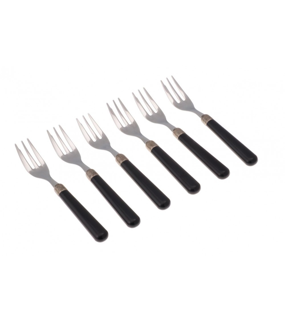 6pcs Set Cake Forks  - Osteria Modern Colored Cutlery -  - 