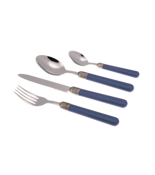 Osteria - Set 24-tlg. Besteck Rivadossi Farbiger Griff - 