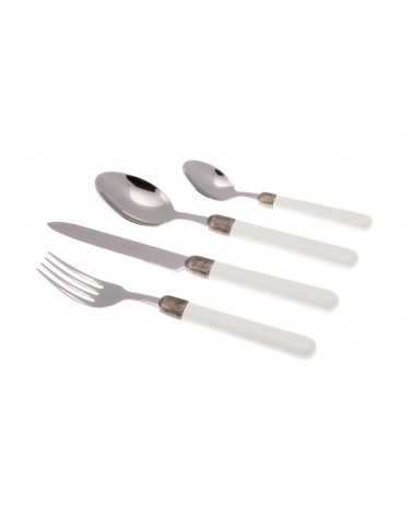 Osteria - Set 24pz Posate Manico Colorato - 