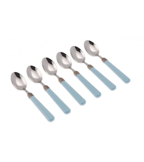 Set mit 6 Kaffeelöffeln – Osteria Modern Coloured Cutlery - 