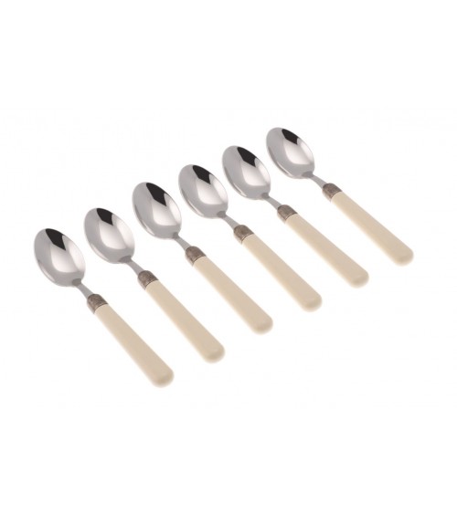 Set 6Pz Coffee Spoons - Osteria Modern Colored Cutlery - 