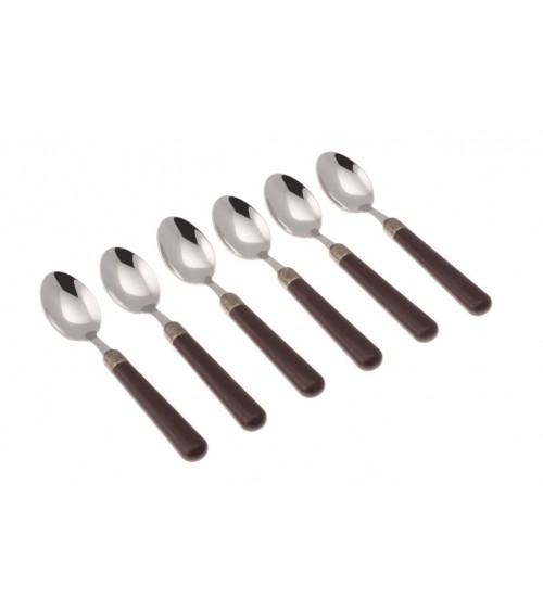 Set mit 6 Kaffeelöffeln – Osteria Modern Coloured Cutlery - 