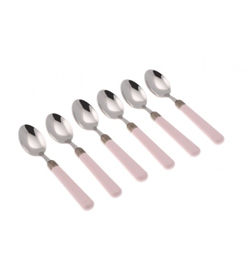 Set of 6 Coffee Spoons - Osteria Modern Colored Cutlery -  - 