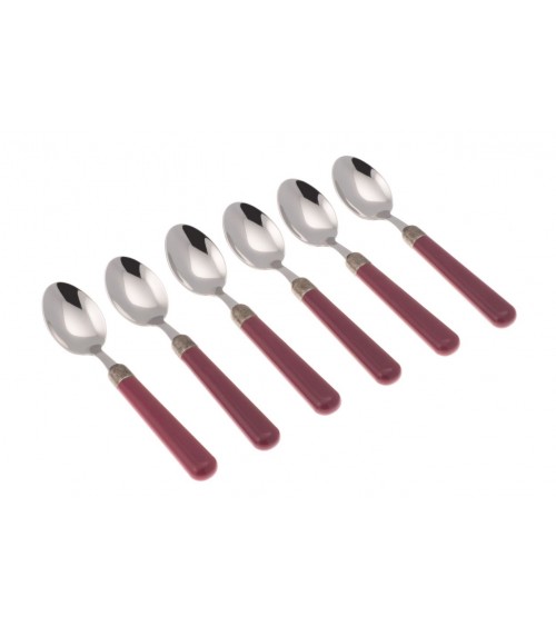 Set mit 6 Kaffeelöffeln – Osteria Modern Coloured Cutlery - 