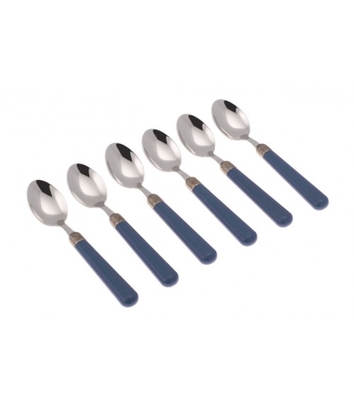 Set of 6 Coffee Spoons - Osteria Modern Colored Cutlery -  - 