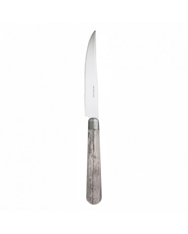 Set of 6 Pieces Cortina Steak Knife Wood-like - Rivadossi Sandro -  - 
