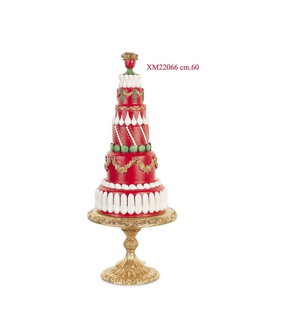 Christmas Decorations: Red and Gold Baroque Backsplash -  - 