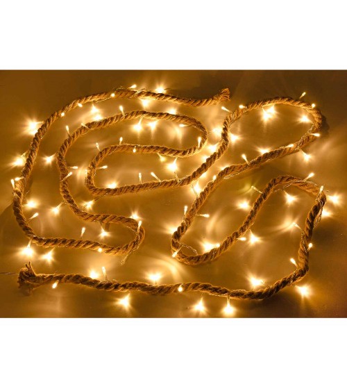 Luminous Rope with Wire of 100 Warm White LEDs -  - 