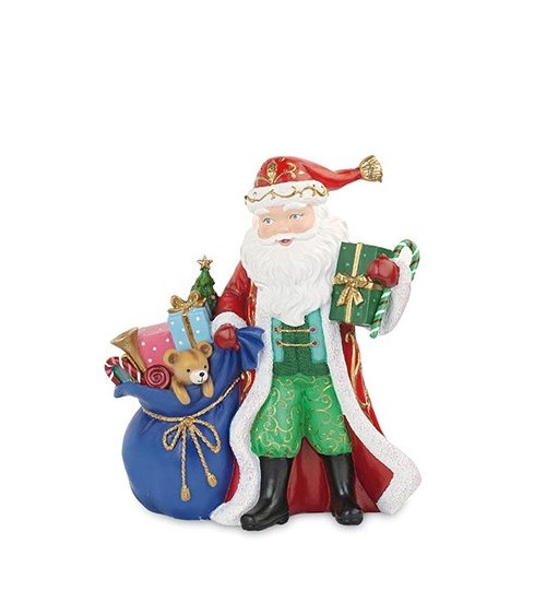 Harz-Weihnachtsmann mit Geschenktüte - 