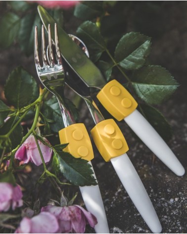 Children's cutlery - Click set 3pz - Costruzioni Style - Rivadossi -