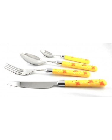 Naif Stella Set 4-teilig Tischplatz - Rivadossi Sandro Besteck - 